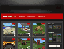 Tablet Screenshot of minecraft-furniture.com